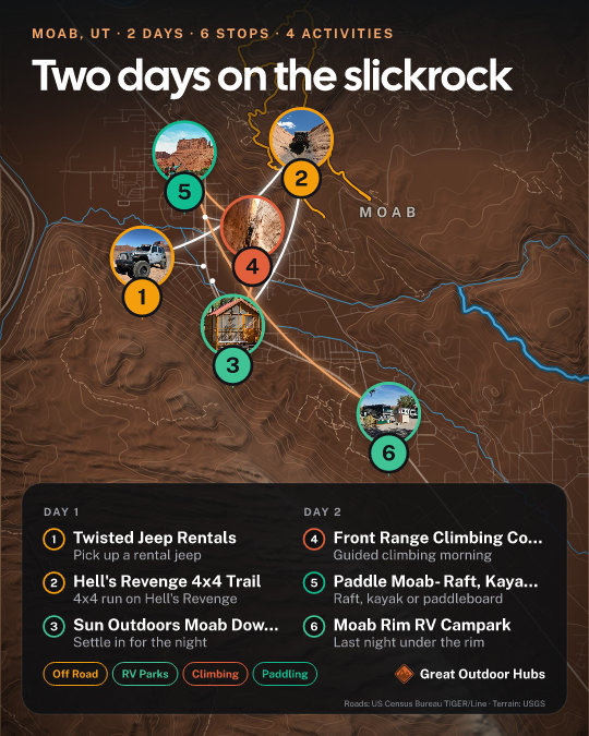 Adventure Card: Two days on the slickrock